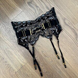 Bordelle Aurea Cupless Basque In Black